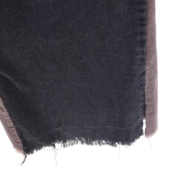 MNML Mens Corduroy Flare Denim Button Fly Raw Hem Jeans 34 - Picture 9 of 13